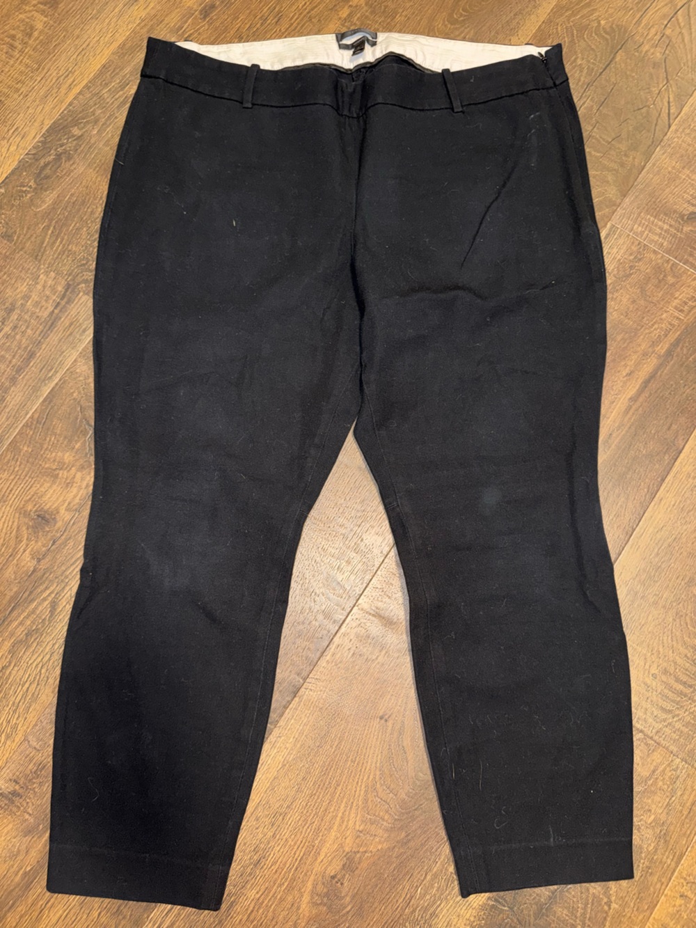 J. Crew Black Straight-Leg Women's Pants